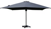 Stintino parasol LED 400x400 cm antraciet