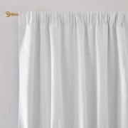 Geplooid linnen verduisteringsgordijn Elba