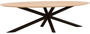 Goossens Excellent Eettafel Gs-1302, Ovaal 300 x 130 cm