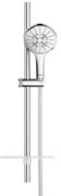 GROHE Rainshower SmartActive 130 Glijstangset - 60cm - ronde handdouche - 3 straalsoorten - gladde doucheslang - met zeepschaal - chroom 26575000