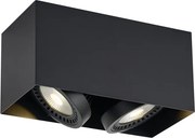 Moderne opbouw spot zwart incl. LED dimbaar 2-lichts - Dionysos