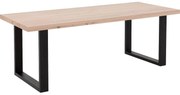 Goossens Eettafel Blade, Strak blad 220 x 100 cm 6 cm dik