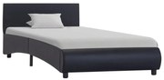 vidaXL Bedframe kunstleer zwart 90x200 cm