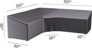 Platinum Aerocover loungesethoes trapeze - Ademende hoes voor loungeset (L-vorm) met grote hoek of trapeze hoek en hoge rug 255 x 255 x 90 x H65/90cm