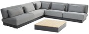 Ibiza modulair 4 delig hoek loungeset antraciet 4 Seasons Outdoor