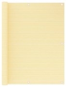 vidaXL Balkonscherm 120x500 cm HDPE beige