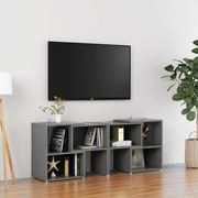 vidaXL Tv-meubel meubel 104x30x52 cm spaanplaat grijs