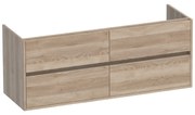 Sanituba NEXXT onderkast voor dubbele wasbak 140cm legno calore