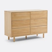 Ladekast 6 lades, in massief dennenhout, Ravi