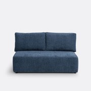 Modulaire 2-zitsbank Monica in gemêleerd chenille