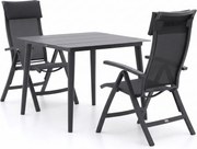 + 10% kassakorting | Diningset Bellagio | 2 personen | Tuinset aluminium | 3-delig | Kees Smit Tuinmeubelen