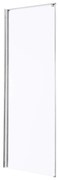 Kerra Long douche zijwand voor douchedeur chroom 80cm