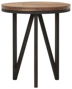 DTP Home Odeon Ronde Bijzettafel Teakhout - 40 X 40cm.