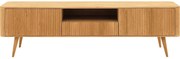 Goossens Tv Meubel Seppe, 2 deuren 1 lade 1 open vak 180 cm breed