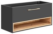 Comad Borneo Cosmos 854 FSC onderkast 120cm eiken/grijs