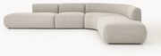 Modulaire bouclé hoekbank Sofia (4-zits)