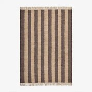 Jute En Katoenen Tapijt Serilda Bruin – Koffie & 230x160 Cm - Sklum