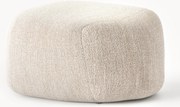 Ovale bouclé poef Wolke