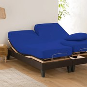 Effen hoeslaken in katoen, verstelbare bedbodem, Scenario