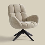 Draaibare Fauteuil Modern Beige