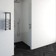 BRAUER Create Douchedeur - 80x200cm - profielloos - antikalk - 8mm veiligheidsglas - geborsteld RVS 4JC13-80g