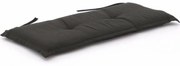 Bankkussen 120x48 cm Rib black