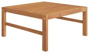 vidaXL Tuintafel 63x63x30 cm massief teakhout