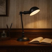 Bureaulamp Portobello Antiek Zwart