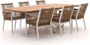 Diningset Manifesto  | 6 personen | Tuinset teakhout | 7-delig | Kees Smit Tuinmeubelen