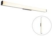 LED Moderne badkamer wandlamp zwart 92 cm IP44 - Cascada Modern IP44 Lamp