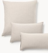 Flanellen kussenhoes Wanda met visgraatpatroon