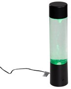 Neon tafellamp zwart incl. LED RGB - Orkaan Design cilinder / rond Binnenverlichting Lamp