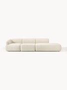 Modulaire XL chaise longue Sofia van teddy stof