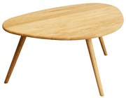 Kare Design Vigo Eiken Salontafel Organisch - 90 X 62cm.