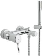 Grohe Concetto badkraan met doucheset Chroom