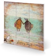 Sam Toft - Happy Days Schilderij op hout