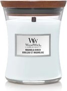 WoodWick geurkaars - Medium Hourglass - Magnolia Birch