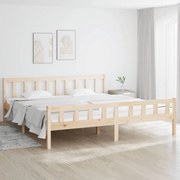 vidaXL Bedframe massief hout 180x200 cm 6FT Super King