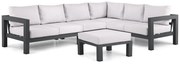 Hoek loungeset 6 personen Aluminium Grijs Lifestyle Garden Furniture Luca