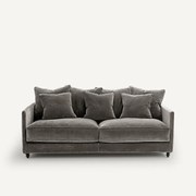 Omvormbare 3-zits fluwelen zetel, Lazare