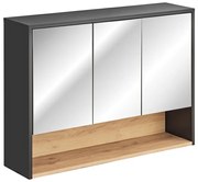 Comad Borneo Cosmos 845 FSC spiegelkast 100cm eiken/grijs