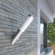 vidaXL Buitenlamp RVS Enego met sensor