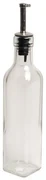 Olie- of azijnflesje, glas, vierkant 250 ml