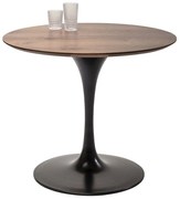 Kare Design Invitation Ronde Eettafel Walnoot 90cm - 90 X 90cm.