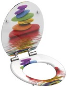 SCHÜTTE Toiletbril met soft-close COLORFUL STONES