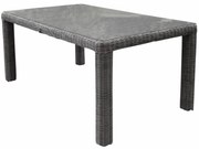 Bergamo dining tuintafel 180x100xH78 cm grijs