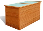 vidaXL Tuinbox 126x72x72 cm hout