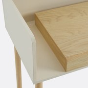 Bureau met 1 lade, eikenfineer, GRAPHY