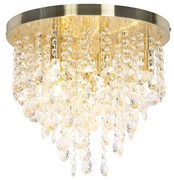 Klassieke plafondlamp goud/messing 35 cm - Medusa