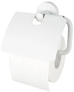 Haceka Kosmos Toiletrolhouder - met klep - mat wit 1208459